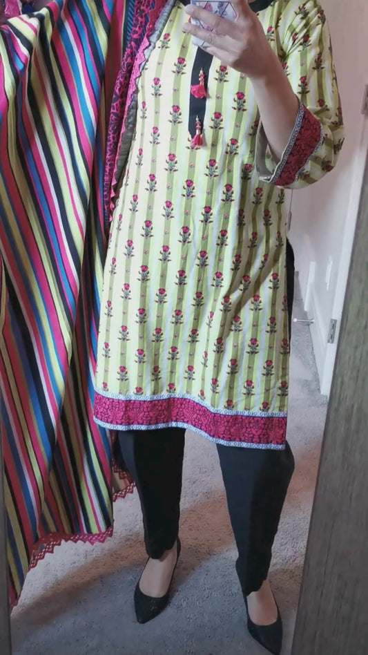 Bonanza Satrangi Khaddar