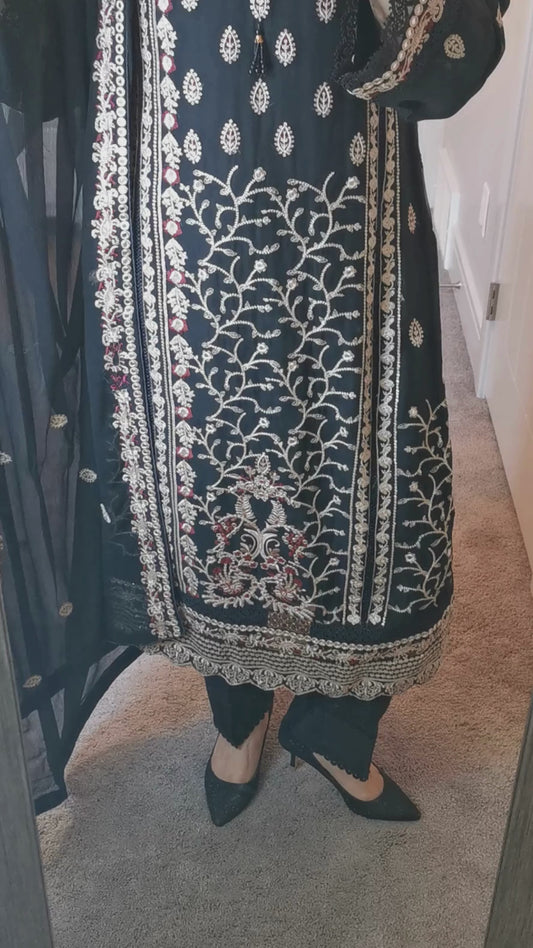 Agha Noor Inspired Chiffon