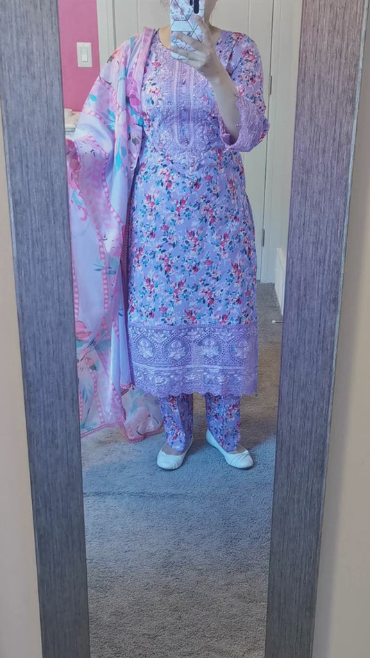 Afrozeh Inspired Lawn